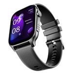boAt New Launch Ultima Ember Smartwatch w/ 1.96” (4.97 cm) AMOLED Display, Personalized Fitness Nudges, Functional Crown, 100+ Sports Modes, Custom Watch Faces (Bold Black)