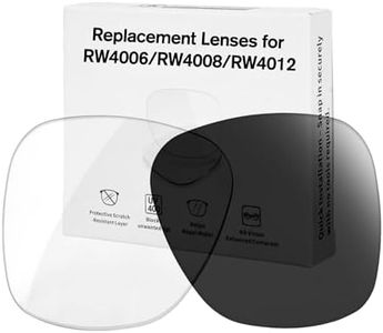 Velpaw MOUNTS Lenses Replacement for Ray-Ban Meta Wayfarer RW4006/RW4008/RW4012 Glasses, UV400 Protection & Double-sided Anti-reflective Coating