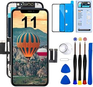 Dinow Display per iPhone 11 LCD Schermo，6.1'' Sostituzione Full-HD 3D Touch Sostituzione Vetro Digitalizzatore Parti di Ricambio con Kit di Riparazione
