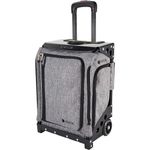 ZUCA Navigator Carry-On - Heather Gray Bag and Black Frame with Built-In Seat