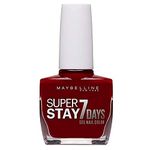 Maybelline Forever Strong Superstay Nail Polish, 06 Deep Red