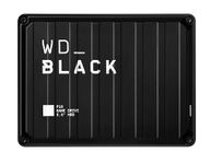 WD_BLACK P10 4TB Game Drive, Portable External Hard Drive, Speeds Up to 130 MB/s, Works With Console, PC, Playstation, Xbox, Save Up to 125 games, Portable Game Drive, Black