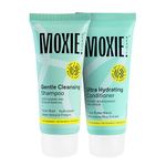 Moxie Beauty Shampoo & Conditioner Combo |1.5x Stronger hair | Paraben and Sulfate-Free | Rinse & Shine Travel Duo | Gentle Cleansing Shampoo (50ml) & Ultra Hydrating Conditioner (50ml)