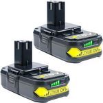 DTK 2Packs 4.0Ah Battery Replacemen