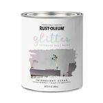 Testors Rust-Oleum 323860 Glitter Interior Wall Paint, Quart, Iridescent Clear