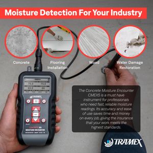 Tramex Concrete Moisture Meter – Digital Surface Moisture Tester