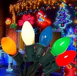C7 Christmas String Lights-25ft Cer