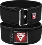 RDX Weight Lifting Belt - AUTO LOCK 4” Premium Adjustable Gym Belt for Olympic Cross Training - Support for Men Women Functional Fitness Workout - WOD Powerlifting Bodybuilding Weightlifting Deadlift