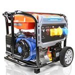 P1 Hyundai Powered 7.9kW / 9.8kVA Petrol Site Generator, Recoil & Electric Start with 2 Year Warranty