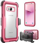 i-Blason Armorbox Series Case for Galaxy S8, Full Body Heavy Duty Shock Reduction/Bumper Case Without Screen Protector for Samsung Galaxy S8 2017 Release (Pink)