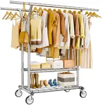 HYSEYY Heavy Duty Clothes Rack, Rol