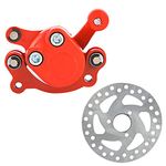 Brake Caliper, 120mm Disc Rotor Brake Caliper For 43 47 49cc Electric Go Kart Scooter Mini Moto