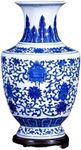 Ceramic Vase Blue and White Porcela