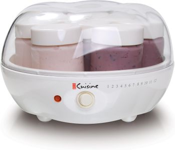 Euro Cuisine Yogurt Maker – Automatic 7-Jar Electric Yogurt Machine