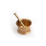 Exquisite Traditional Brass Mortar 