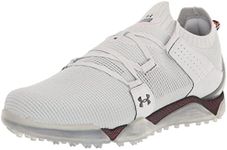 Under Armour Men's HOVR Tour Spikeless Cleat Golf Shoe, (102) Halo Gray/After Burn/Black, 12 Wide