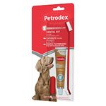 Petrodex Sentry Natural Peanut Dental Kit for Dogs, 2.5-Ounce