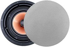 MFR 8" Ceiling Speakers, 120W 2-Way in-Ceiling/Wall Round Surround Sound for Whole House Audio, Home Theater, Indoor/Outdoor - Bath, Kitchen, Porches, 8 Ohms