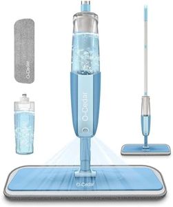 UNOBRIGHT 3-in-1 Stainless Steel Microfiber Floor Mop with Spray | 360° Rotating Mop for Home, Kitchen & Office | Washable Pad, Refillable Bottle, Safe for Hardwood, Tile, Laminate Floors