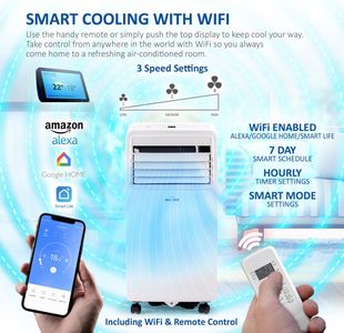 ALLAIR 8000 BTU Portable Air Conditioner – Compact Cooling Unit