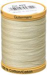 Gutermann Natural Cotton Thread Solids 876yd, Cream