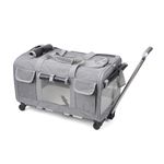 axGear Rolling Pet Carrier Airline Approved Trolley Wheels Dog Cat Traveling Camping