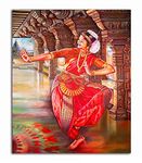 Tamatina Wall Poster | Dancing Poster | Classical Folk | Traditional | Dance Class | School | Tearproof | Laminated | Size - 92 X 76 cms | of