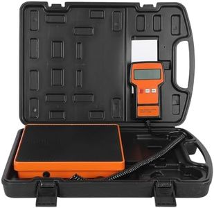 GarveeTech Refrigerant Scale 110LBS - High Precision, 3 Buttons, Compact Design, Includes Protective Carrying Case, for Refrigerant Recovery Tank