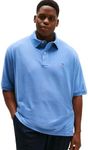 Tommy Hilfiger Men's Big-Tall Big and Tall Polo Shirt Ivy Shirt, -medium chambray, TL- 4XL