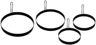 Cuisinart CGR-400, Size: 4 inch, 6 inch and 8 inch, Ultimate Griddle Ring Set, 4-Piece