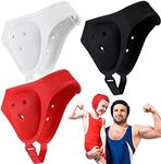 Hoteam 3 Pcs Wrestling Headgear Soft Ear Guard Grappling Head Gear Kids Wrestling Gear Wrestling Protective Headgear for Kids Youth Adults Boys Girls MMA BJJ Jiu Jitsu, 3 Colors