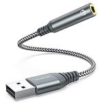 USB to 3.5mm Audio Jack Adapter, Ex