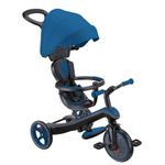 Globber Explorer Trike 4 in 1 Balance Bike Ride with Parent Handle - 10 Months Plus - 2 Year Warranty (Royal Blue)