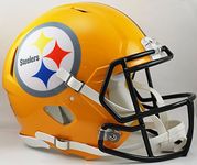 NFL Pittsburgh Steelers Riddell Full Size Revolution Speed Helmet, Medium, Yellow