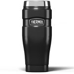 Thermos Stainless King Travel Tumbler & Multi- Purpose Flask- 470ml Insulated Hot & Cold Water Bottle for Daily Commute & Weekend Adventures - Sleek Design in Gun Metal, 5-Year Durability