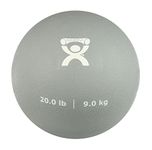 CanDo PT Soft Medicine Ball, Silver