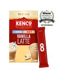 Kenco Iced Hot Vanilla Latte Sachets x8 (Pack of 5, Total 40 Sachets)