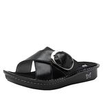 Alegria Vanya Womens Slide Sandal, Noir, 7-7.5