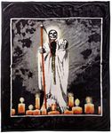 Mexican Blanket La Santa Muerte Kor