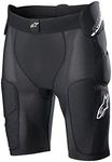 Alpinestars 6507823-10-L: Bionic Action Protection Shorts Black Lg