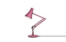 ANGLEPOISE 90 Mini Mini Desk Lamp, Berry Red, LED Low Energy Dimming Bulb, USB Power Cable, Aluminium Shade and Arms, Anodised Satin Finish, Chrome Plated Fittings, Ideal for Small Spaces