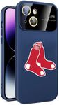 for Boston Baseball Fans Case Cover Compatible with iPhone 13, Personalized Gift for Dad Husband Mom Mothers Father's Day Thanksgiving Day Chiristmas Birthday Easter Present for 13