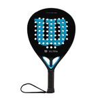 Wilson Ultra Team V2 Padel Racket, Fiberglass/EVA, 366 g, Black/Blue, WR067011U2