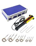 Magnetic Induction Heater Kit, 1000W 110V Hand Held Automotive Flameless Heat Bolt Buster Tool for Rusty Screw Removing with 8 Coils and Box