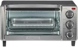 BLACK+DECKER 4-Slice Toaster Oven, 