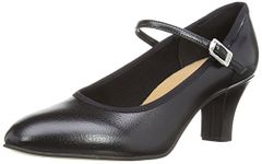 Bloch Women's Kickline 2.5" Heel Jazz Modern Dance Shoes, Black, 6 UK