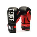 LEONE 1947, KNOCKOUT Boxing Gloves, Amazon Exclusive, Unisex Adult, Red, 10 OZ, GN371