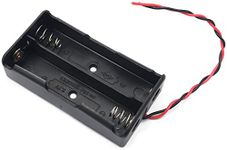 Electronic spices 2 x 3.7V 18650 Battery Holder, Battery Holder Case Wire Leads Pack of 1