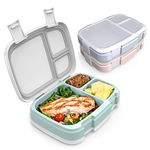 Bentgo Fresh 3-Pack Meal Prep Lunch Box Set - Reusable 3-Compartment Containers for Meal Prepping, Healthy Eating On-The-Go, and Balanced Portion-Control – BPA-Free, Microwave & Dishwasher Safe