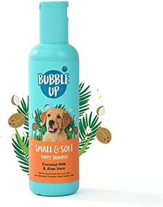 Bubble Up Coconut Milk & Aloe Vera Puppy Shampoo - 200ml | Pet Shampoo for Dogs | Oatmeal Enriched | Best for Shih Tzu, Labrador, Golden Retriever, German Shepherd & All Breeds